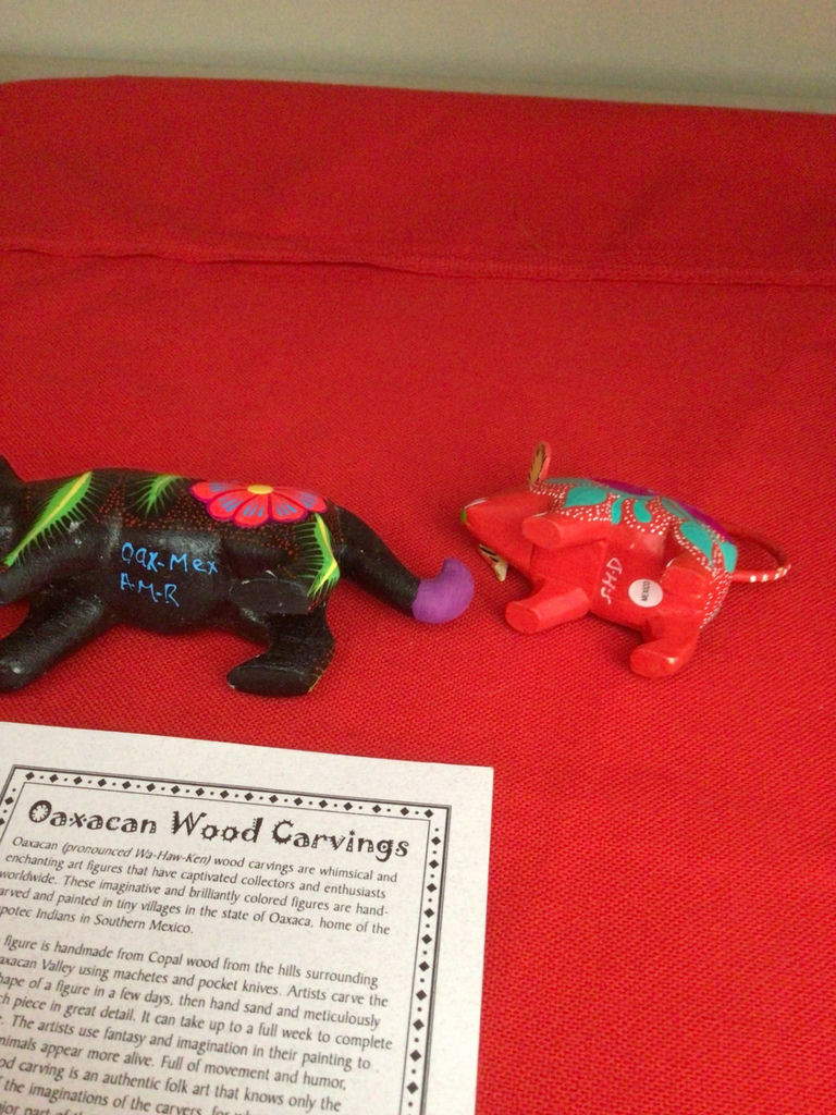 Oaxacan Wood Carvings – Hand-painted animal figurines - image 3 of 3