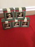 Five Hallmark Keepsake Ornament Boxes: Santa and His Reindeer - thumbnail 1 of 2