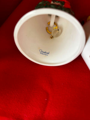Goebel porcelain Christmas bells with year marks - Image 1 of 3