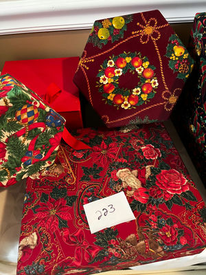 Decorative Christmas Gift Boxes and Gift Bag - Image 1 of 3