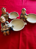 Goebel porcelain figurine collection on small bowls/ashtrays - thumbnail 2 of 10
