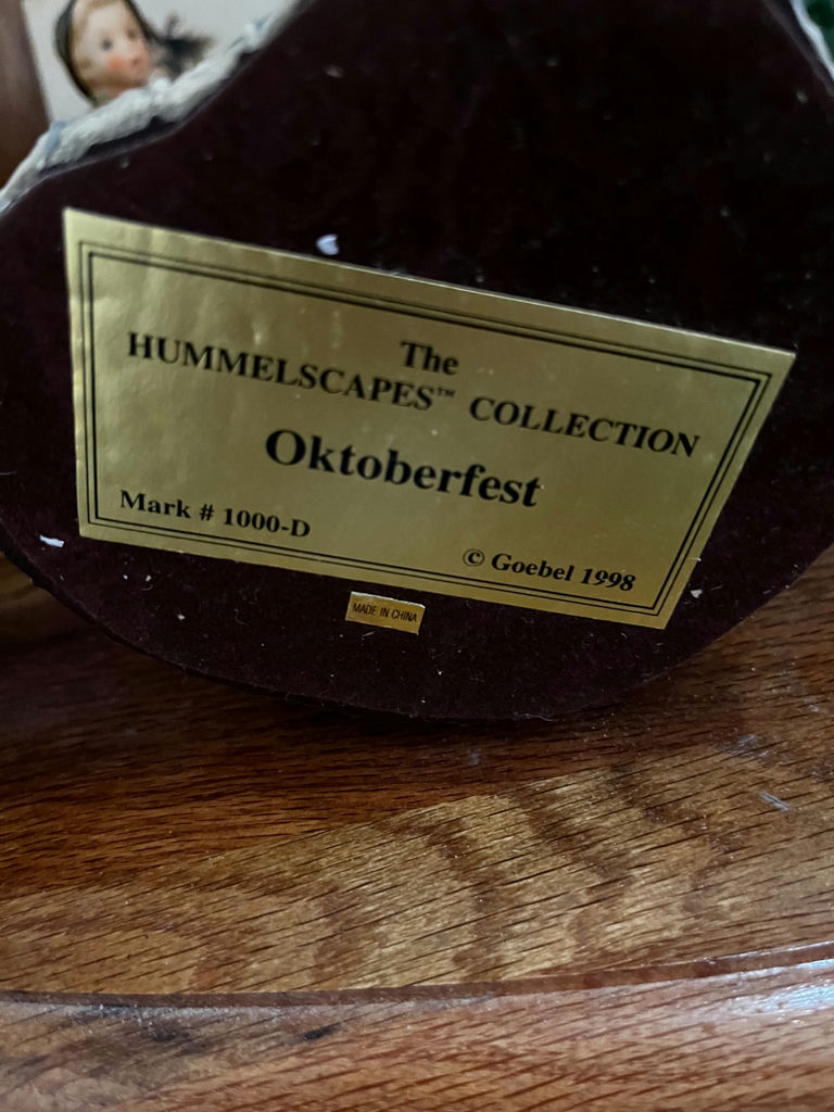 Goebel Hummelscapes Oktoberfest Figurines Collection - image 7 of 9