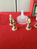 Porcelain figurine set with glass lidded dish and mug - thumbnail 2 of 5