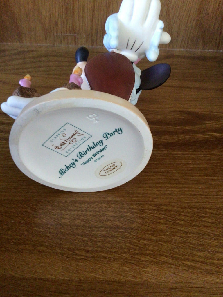Mickey Mouse Birthday Party Figurine with Certificate - image 2 of 3