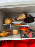 Autumn-themed ceramic dishware and decorative gourds - thumbnail 1 of 4