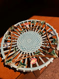 Blue ceramic decorative lattice plate with vines $20 minimum bid - thumbnail 1 of 1