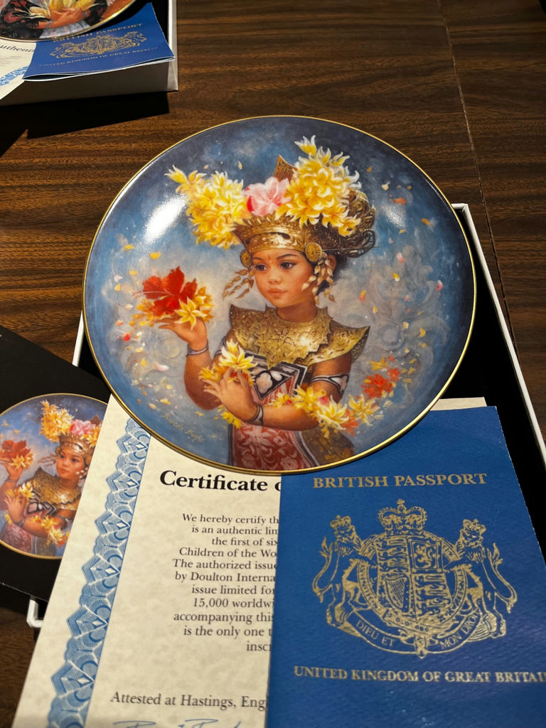 Festival Children of the World collectible plates set - image 7 of 12