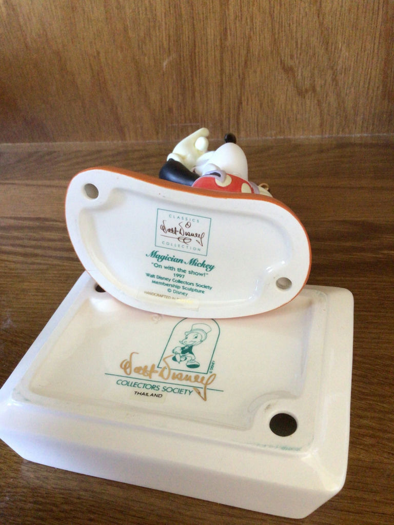 Mickey Mouse Magician Collector's Sculpture with Certificate - image 3 of 4