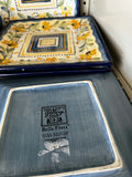 Assorted Ceramic Dinnerware with Floral,pumpkin, and Checkered Motifs - thumbnail 2 of 6