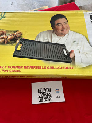 Emeril Double Burner Reversible Grill/Griddle - Image 1 of 3