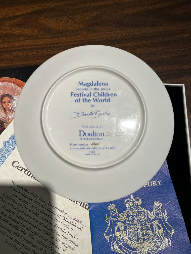 Festival Children of the World collectible plates set - image 12 of 12