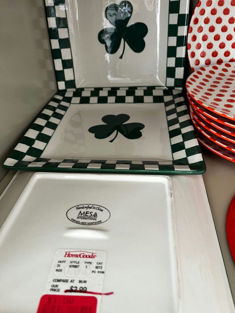Assorted Ceramic Dinnerware with Floral,pumpkin, and Checkered Motifs - image 6 of 6