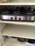 Bella three-burner portable electric stove with cookware - thumbnail 1 of 3