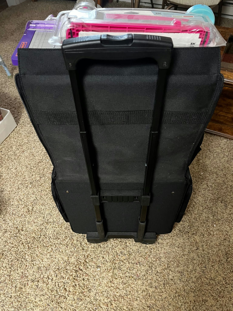 Rolling craft storage cart with multiple trays - image 3 of 6