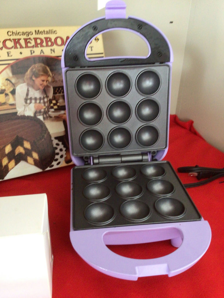 Purple Babycakes Cake Maker and Checkerboard Cake Pan Set - image 1 of 3