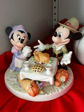 Disney Mickey and Minnie Thanksgiving Figurine with Decorative Pumpkin - thumbnail 1 of 4