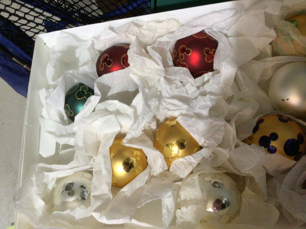 Box of assorted Christmas ornaments - image 3 of 3