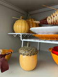 Autumn-themed ceramic dishware and decorative gourds - thumbnail 4 of 4