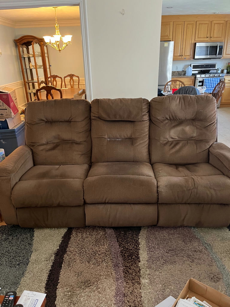 Brown Fabric Sectional Sofa with Chaise - image 1 of 5