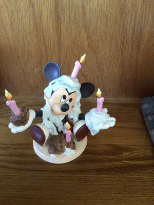 Mickey Mouse Birthday Party Figurine with Certificate - Image 1 of 3