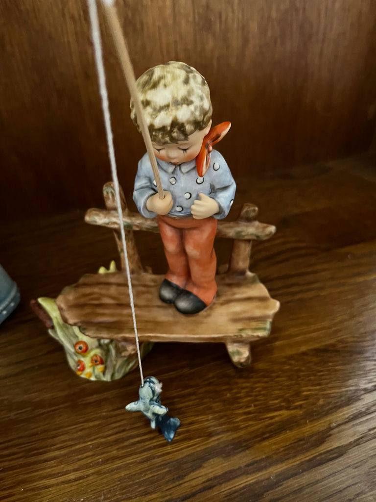 Goebel Hummel commemorative figurine with assorted collectibles - image 5 of 6