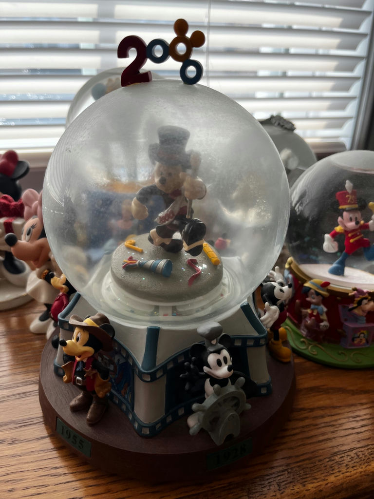 Disney character figurines and snow globes set - image 6 of 6