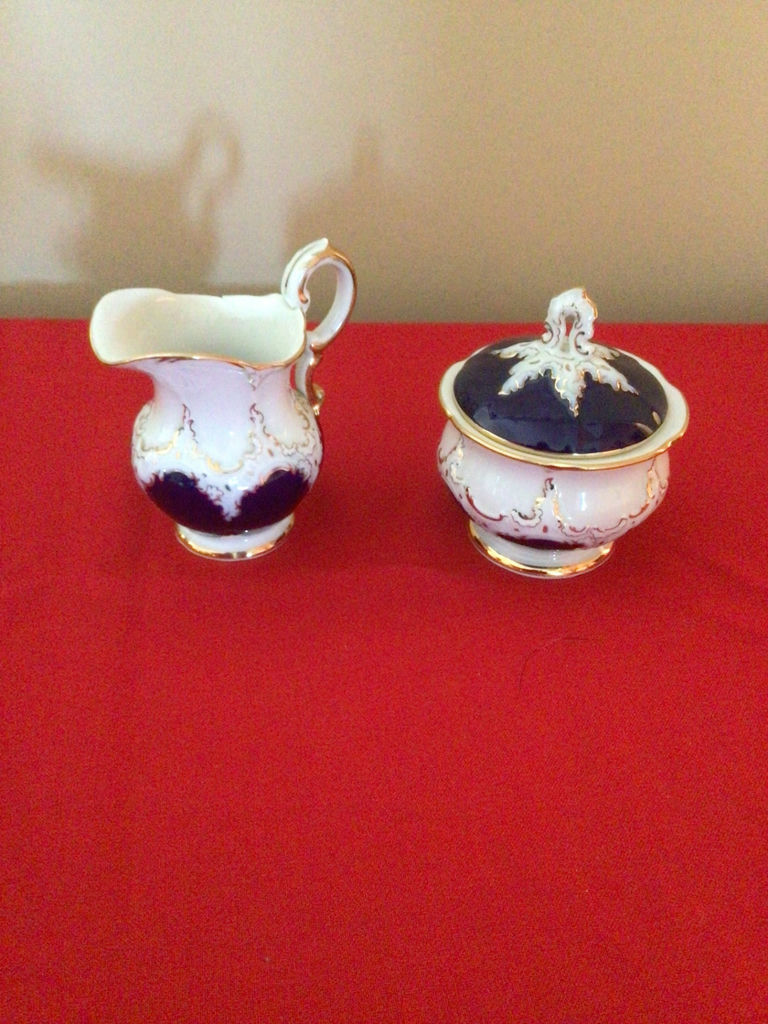 Porcelain Creamer and Lidded Sugar Bowl Set - image 1 of 5