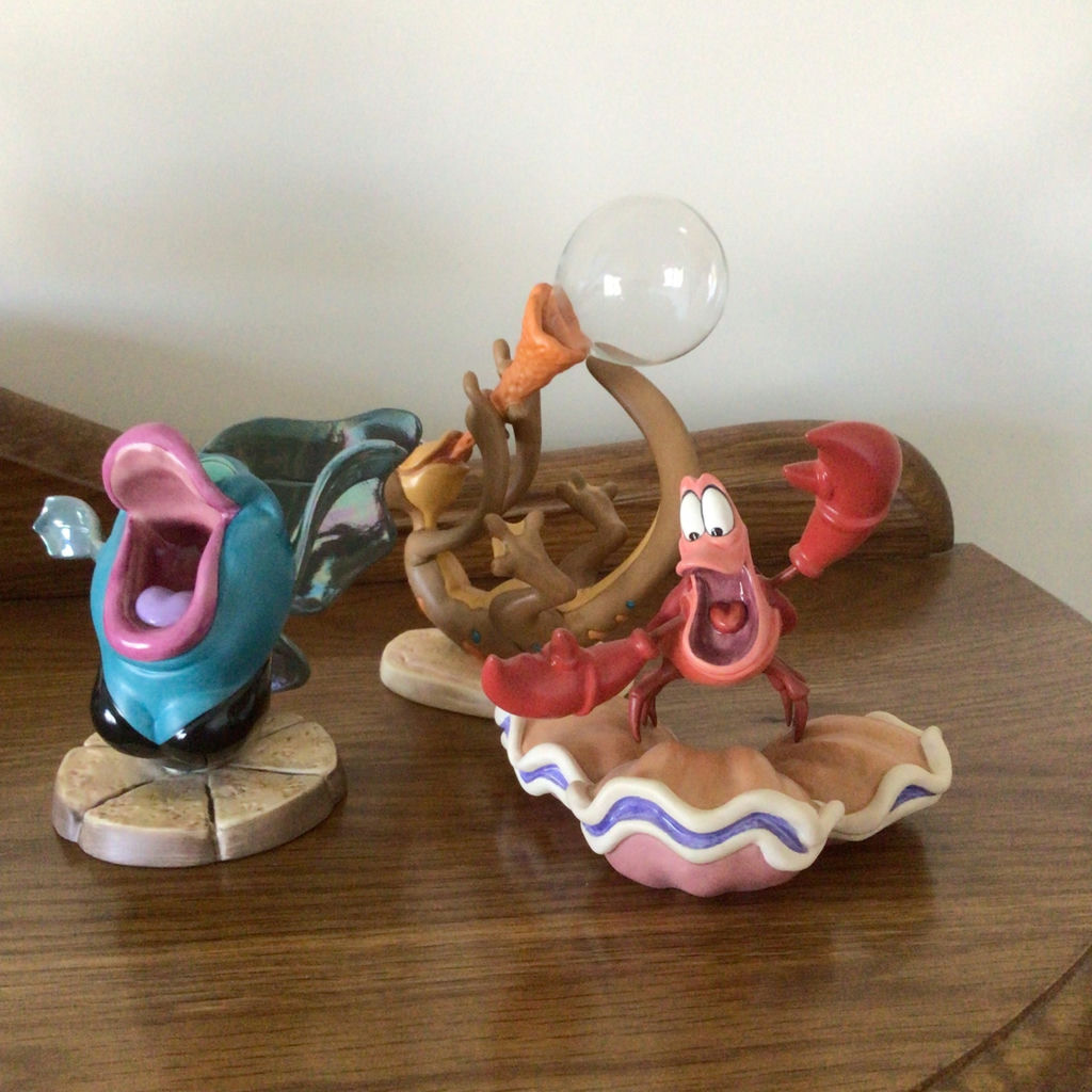 Three The Little Mermaid character figurines - image 2 of 4