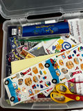 Assorted Craft Supplies in Storage Box - thumbnail 5 of 5