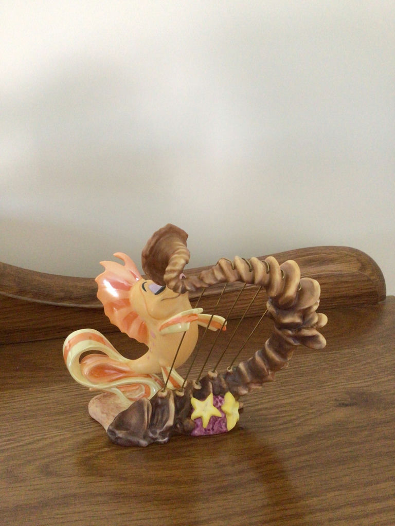 Little Mermaid Harp Figurine with Certificate - image 2 of 3
