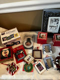 Assorted Christmas ornaments and photo frames - thumbnail 1 of 1