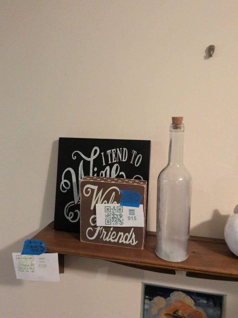 Decorative Wall Signs and Glass Bottle - image 1 of 7