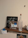 Decorative Wall Signs and Glass Bottle - thumbnail 1 of 7