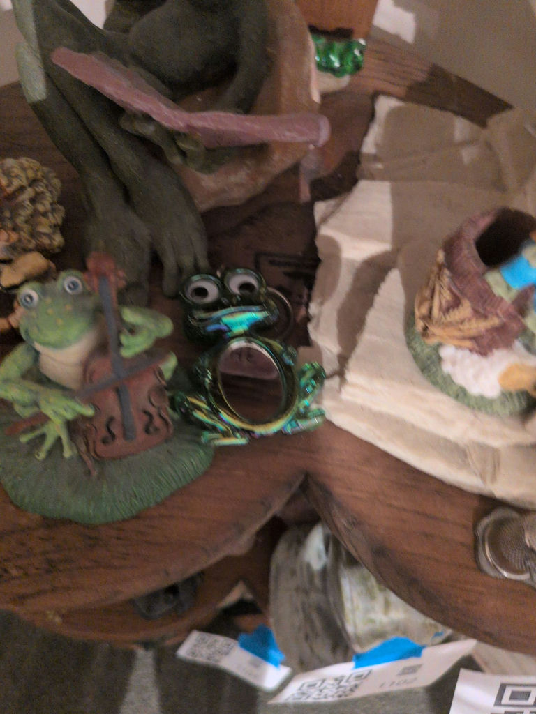 Collection of Frog Figurines and Decorative Items - image 4 of 7