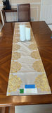 Gold Patterned Table Runner - thumbnail 2 of 3