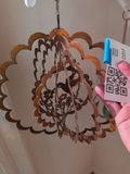 Metal Hanging Wind Spinner Ornament - thumbnail 4 of 4