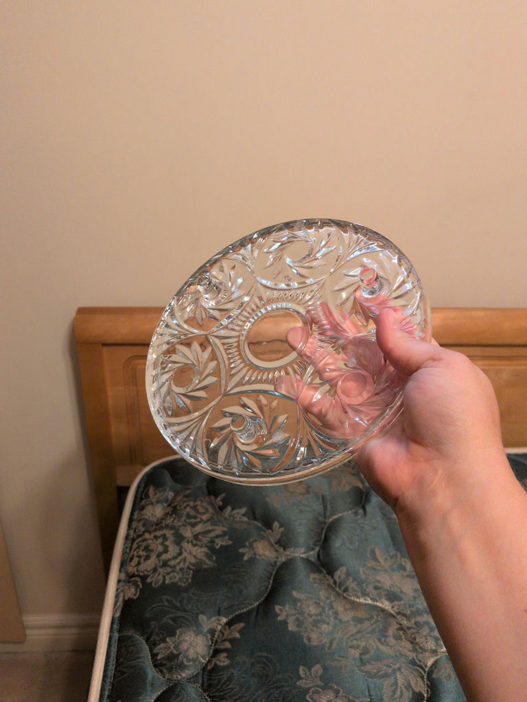 Cut Glass Plate - image 3 of 4