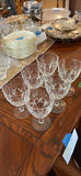 Set of Cut Crystal Stemware Glasses - thumbnail 1 of 4