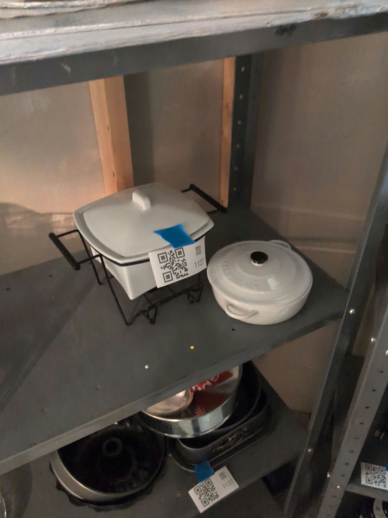 White Ceramic Cookware and Covered Serving Dish - image 1 of 7