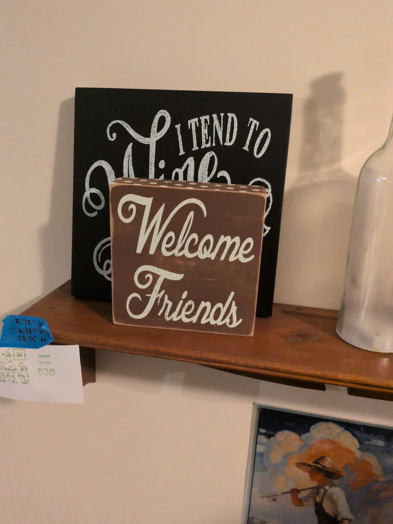Decorative Wall Signs and Glass Bottle - image 4 of 7