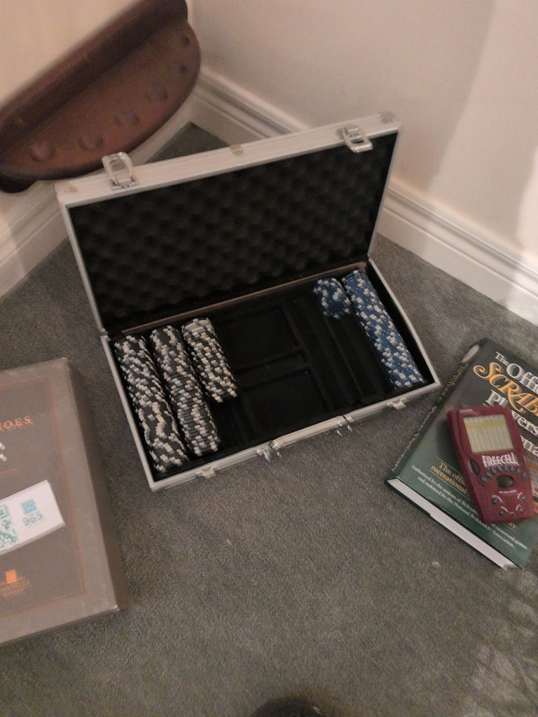 Dominoes Set, Scrabble Players Dictionary, and FreeCell Handheld Game - image 6 of 6