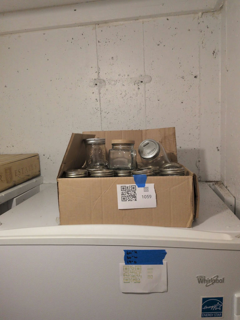 Assorted Glass Storage Jars with Lids - image 1 of 5