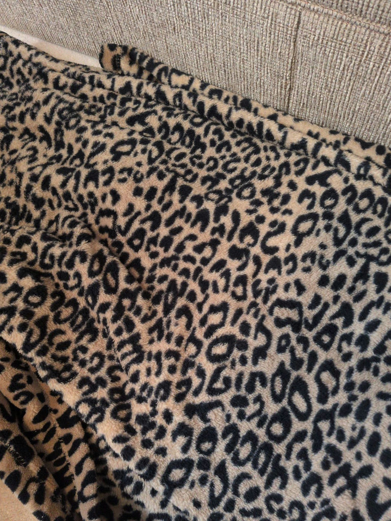 Leopard Print Throw Blanket - image 3 of 3