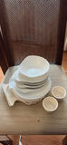 White Ceramic Serving Dishes and Shell Platter Set - thumbnail 2 of 20