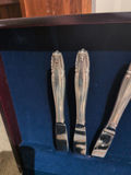 Silver-Tone Flatware Set with Wooden Storage Case - thumbnail 3 of 6