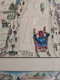 Framed Winter Town Scene Artwork Collage - thumbnail 8 of 9