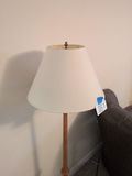 Wooden Floor Lamp with White Shade - thumbnail 2 of 5
