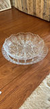 Cut Glass Serving Bowl And Platter - thumbnail 1 of 6