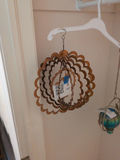 Metal Hanging Wind Spinner Ornament - thumbnail 1 of 4