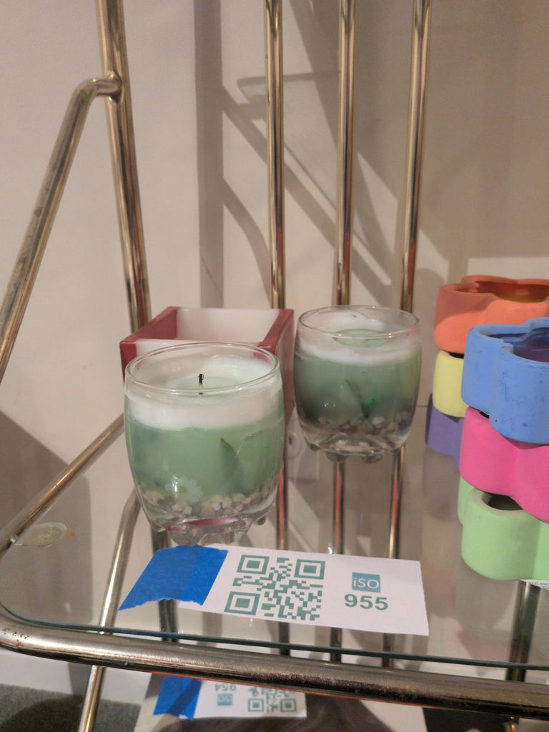 Assorted Decorative Candles and Candle Holders - image 5 of 7